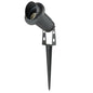 Faretto da esterno lampada da giardino doppia istallazione con picchetto interrabile e staffa a parete portalampada GU10 IP65