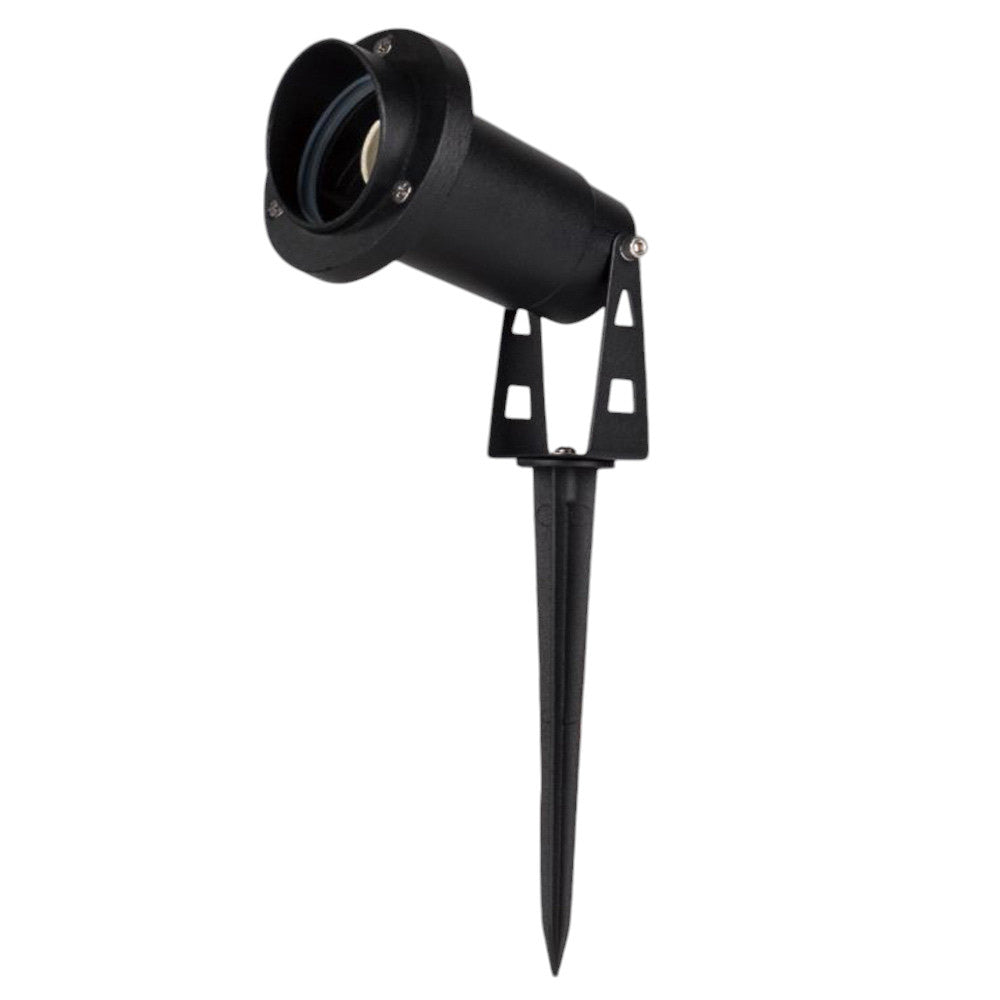 Faretto da esterno lampada da giardino doppia istallazione con picchetto interrabile e staffa a parete portalampada GU10 IP65