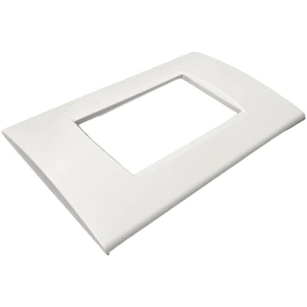 Placchetta a 3 4 7 posti bianca cassetta 503 compatibile con living light supporto cover