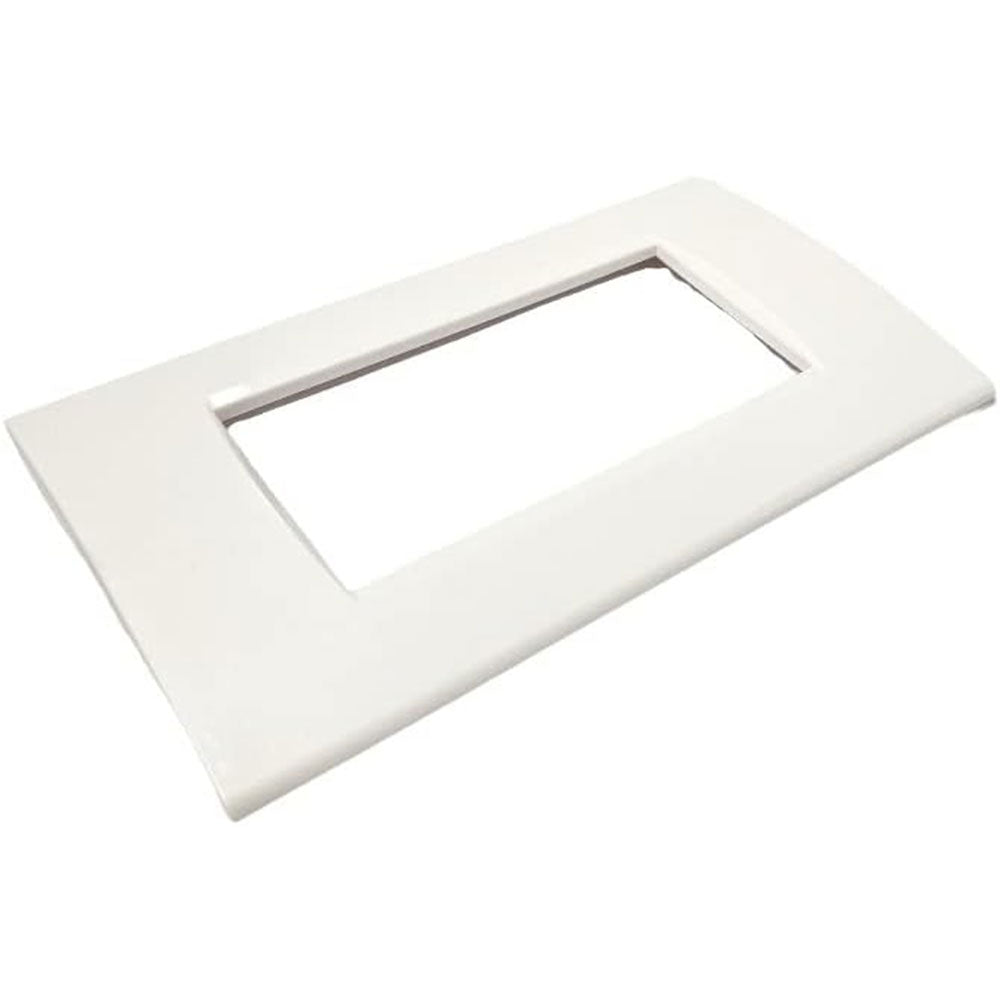 Placchetta a 3 4 7 posti bianca cassetta 503 compatibile con living light supporto cover