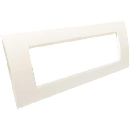 Placchetta a 3 4 7 posti bianca cassetta 503 compatibile con living light supporto cover