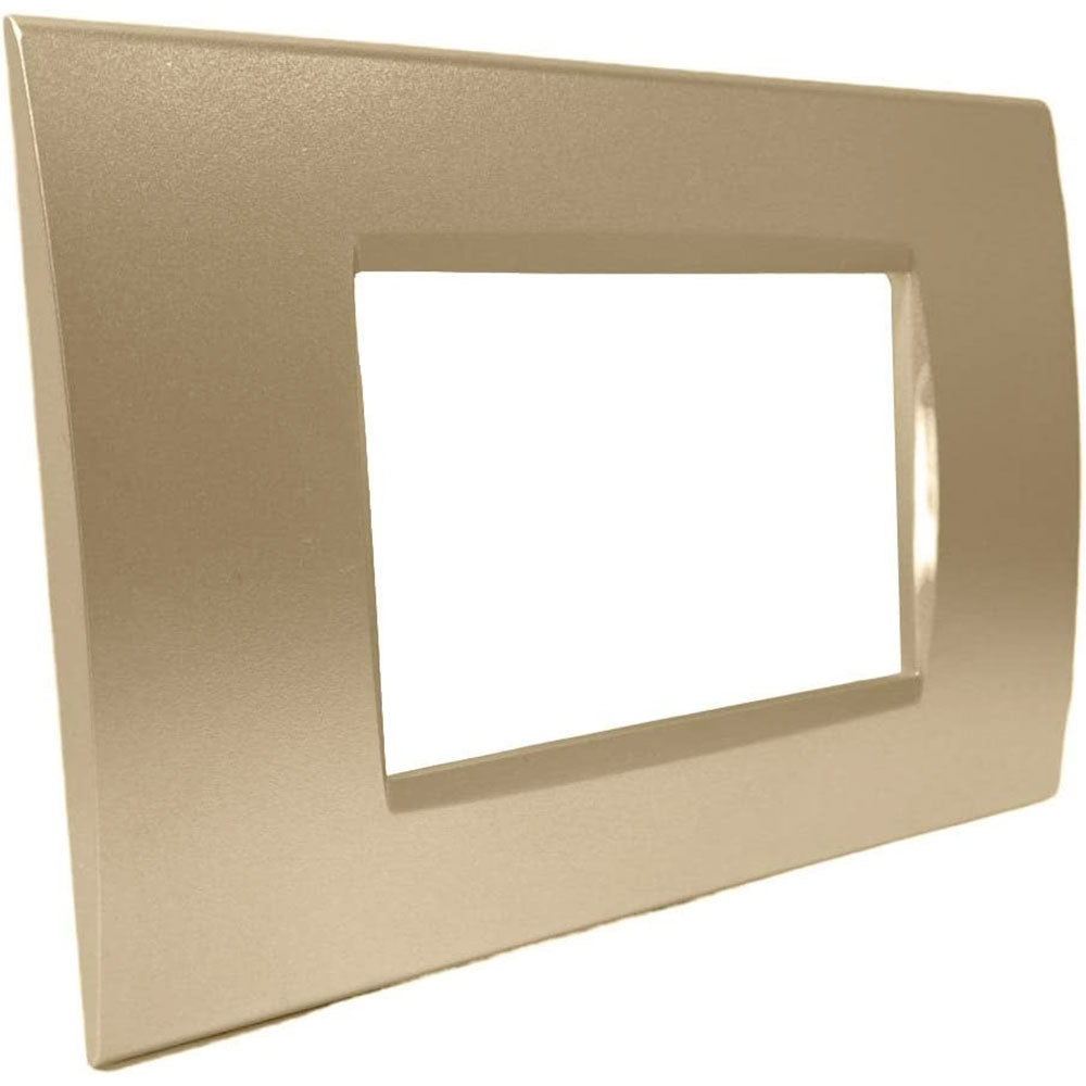 Placchetta a 3 4 7 posti sabbia cassetta 503 compatibile con living light supporto cover