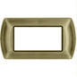 Placchetta per interruttore in metallo a 3 4 7 posti ottone cassetta 503 compatibile con living international supporto cover