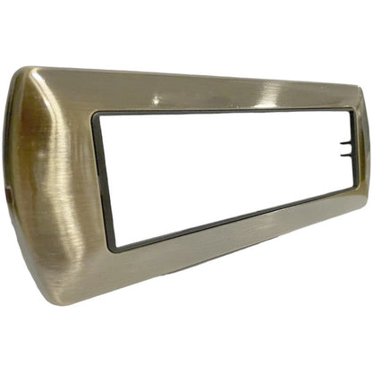 Placchetta per interruttore in metallo a 3 4 7 posti ottone cassetta 503 compatibile con living international supporto cover