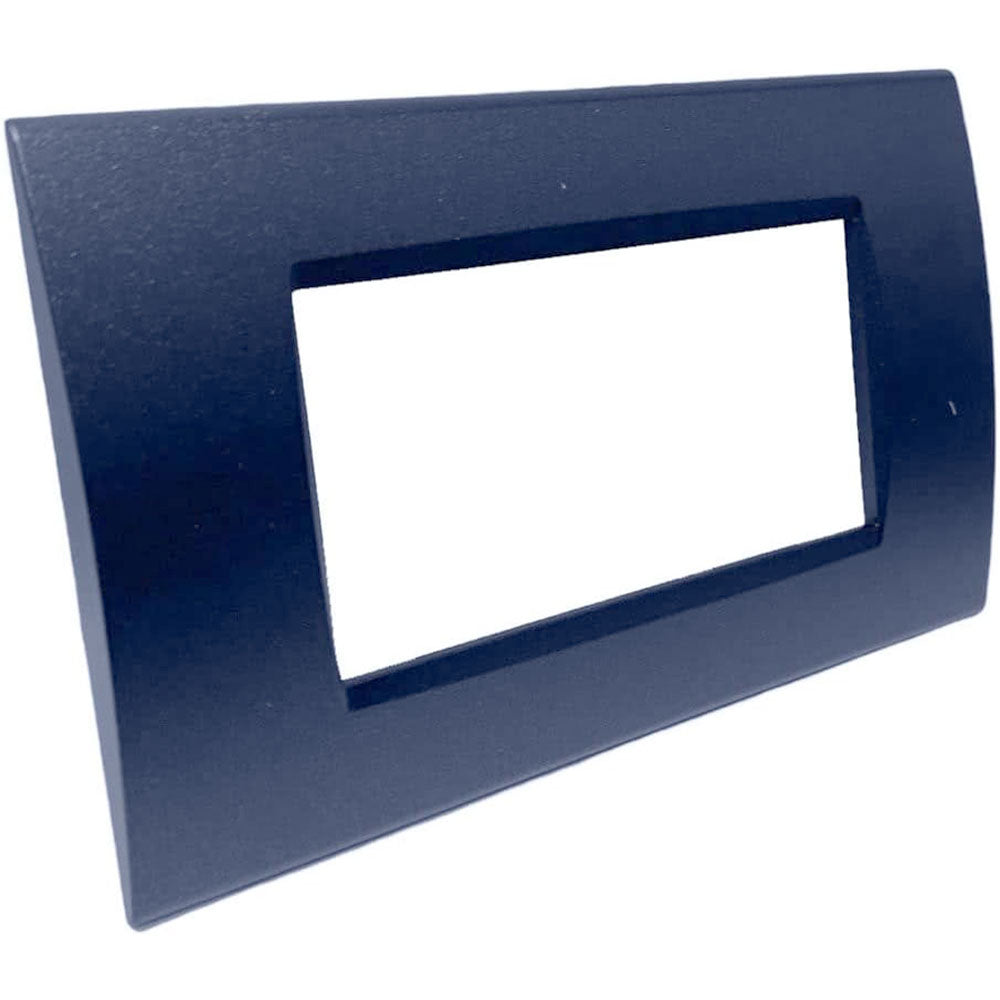 Placchetta a 3 4 7 posti blu navy cassetta 503 compatibile con bticino living light supporto cover