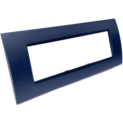 Placchetta a 3 4 7 posti blu navy cassetta 503 compatibile con bticino living light supporto cover