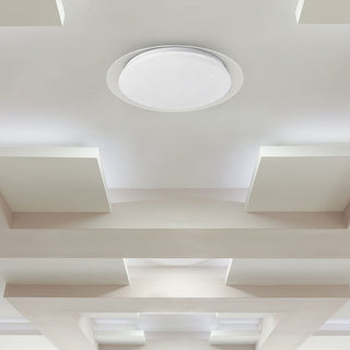 Plafoniera led dimmerabile 48 watt rotonda CCT bianca calda naturale