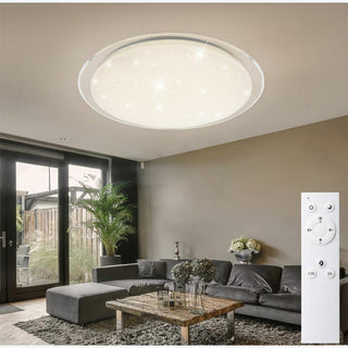 Plafoniera led dimmerabile 48 watt rotonda CCT bianca calda naturale