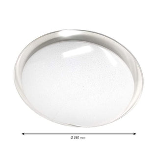 Plafoniera led dimmerabile 48 watt rotonda CCT bianca calda naturale