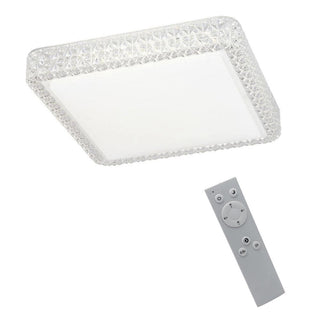Plafoniera LED quadrata dimmerabile 48 watt CCT fredda naturale calda
