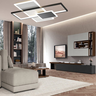 Plafoniera led 46 watt tecnologia CCT 3 colorazione di luce con switch