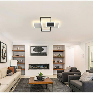 Plafoniera led 46 watt tecnologia CCT 3 colorazione di luce con switch