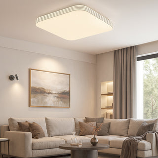 Plafoniera led moderna 18 24 W con puntini trasparente tecnologia CCT