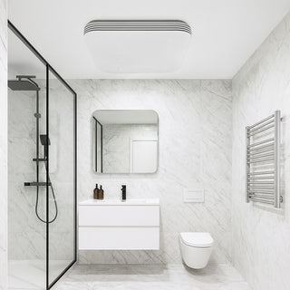 Plafoniera led moderna 18 24 W con puntini trasparente tecnologia CCT