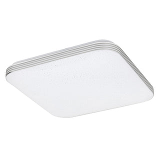 Plafoniera led moderna 18 24 W con puntini trasparente tecnologia CCT