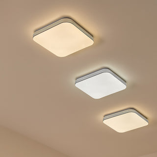 Plafoniera led moderna 18 24 W con puntini trasparente tecnologia CCT