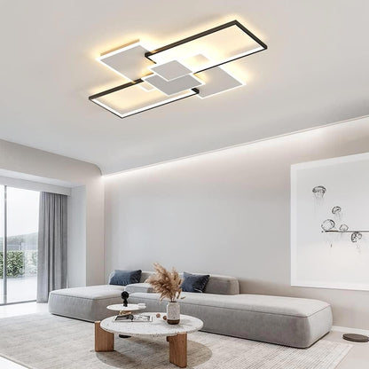 Lampadario da soffitto a led 83 watt plafoniera cct tre colorazione 3000k 4000k 6500k lampada moderna bluetooth con telecomando