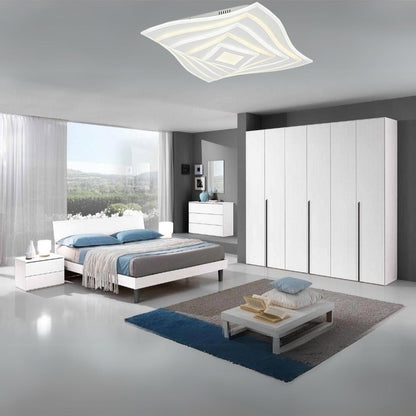 Lampadario da soffitto decorativo plafoniera led 75 watt cct tre tonalità di luce 6500k 3000k 4000k