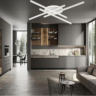 Plafoniera led 45 watt bianca moderna luce fredda naturale calda