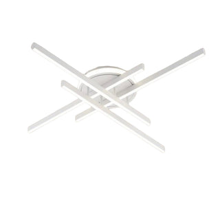 Plafoniera led 45 watt bianca moderna luce fredda naturale calda