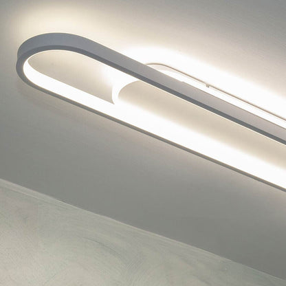 Plafoniera lampada sa soffitto a led 50 watt 2 faretti spot orientabili gu10 luce fredda 6500k naturale 4000k