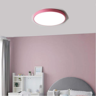 Plafoniera led 70 watt rotonda lampada rosa luce fredda o naturale