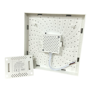 Mini plafoniera a led quadrata 22 watt tecnologia CCT da 3000k a 6500k