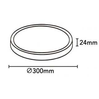 Plafoniera led ultra slim 24 watt tecnologia CCT da 6500k a 2700k