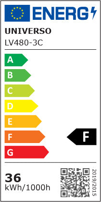 Plafoniera a led moderna ultra slim 36 watt con tecnologia CCT da 6500k a 2700k con switch lampada da soffitto