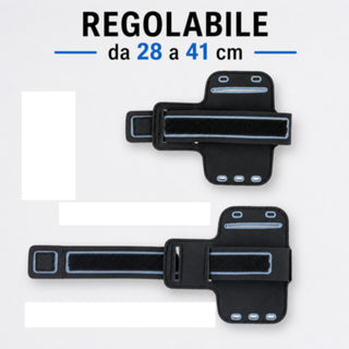Fascia da Braccio Sportiva per Smartphone 5,5" 6,5"  Regolabile