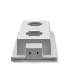 Portafaretto incasso in gesso a scomparsa 2 diffusore GU10 e MR16
