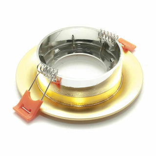 Portafaretto incasso con brillantini oro argento x controsoffittatura