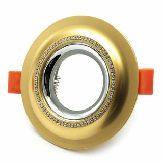 Portafaretto incasso con brillantini oro argento x controsoffittatura