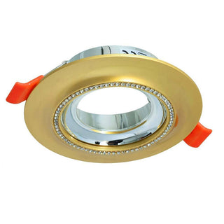 Portafaretto incasso con brillantini oro argento x controsoffittatura