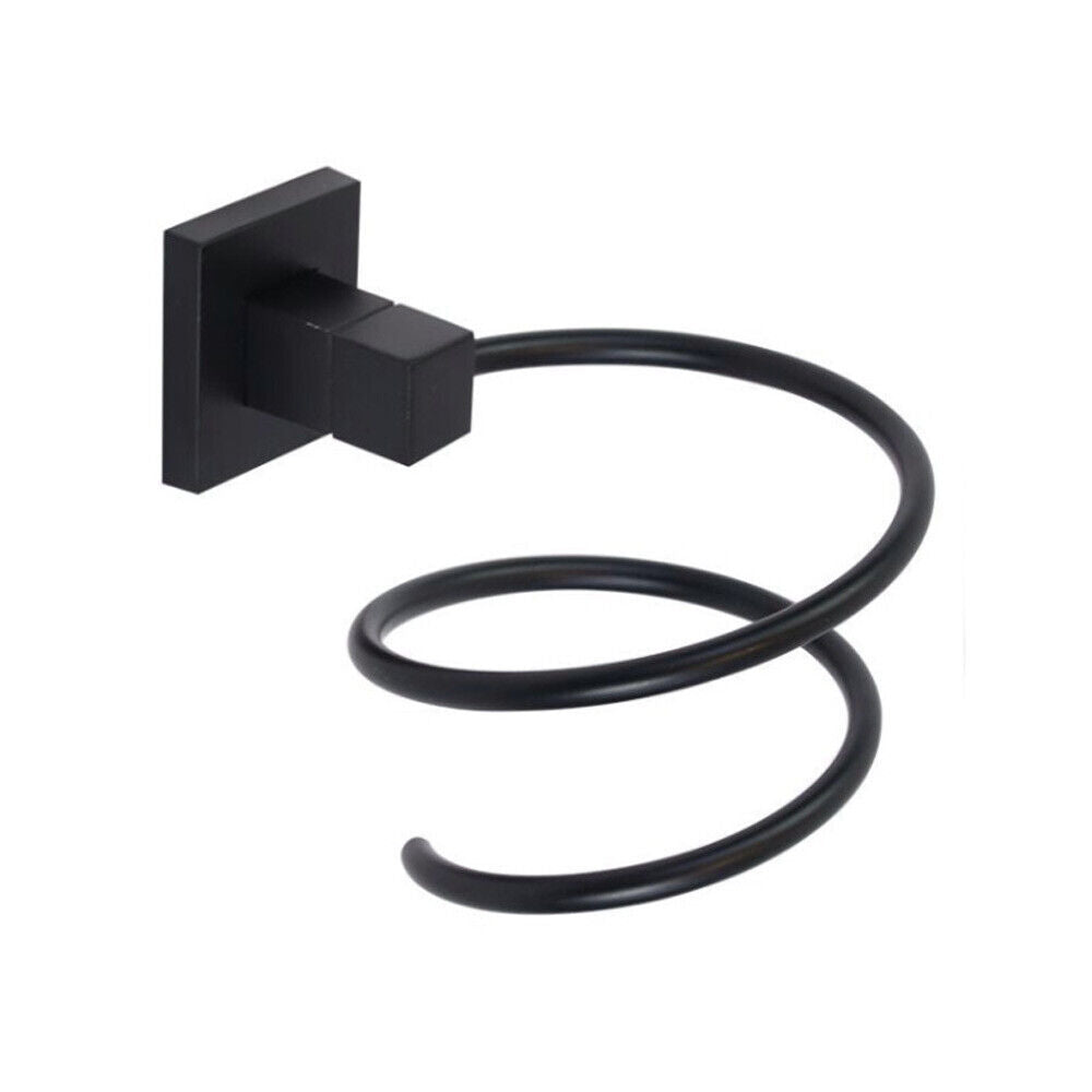 Accessori da bagno acciaio nero porta asciugamani porta sapone porta phone scopino porta spazzolino fissaggio con viti o senza viti biadesivo accessori arredo bagno