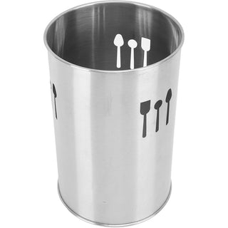 Portaposate in acciaio scolaposate porta utensili da cucina  15x10 cm