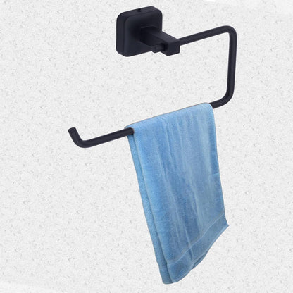 Accessori da bagno acciaio nero porta asciugamani porta sapone porta phone scopino porta spazzolino fissaggio con viti o senza viti biadesivo accessori arredo bagno