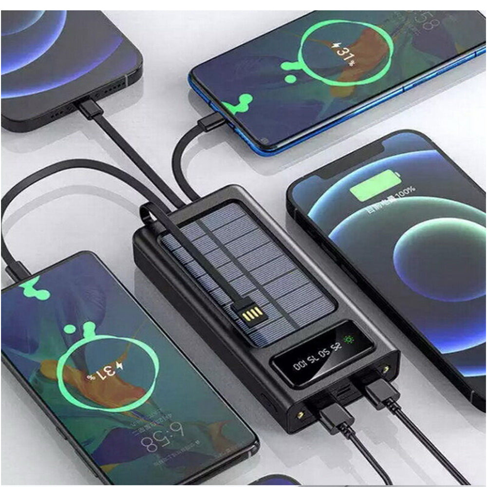 Power bank a energia solare 5800 mah caricabatteria per cellulare tablet smartphone caricatore