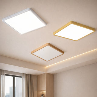 Plafoniera led slim quadrata 45 watt tecnologia CCT da 6500 a 2700k