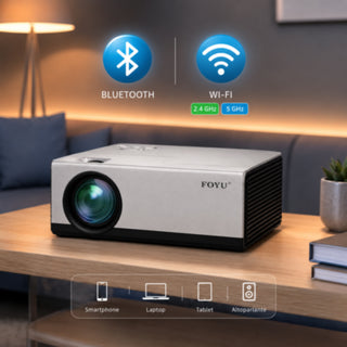 Proiettore Android WiFi 2,4/5 GHz 1080p Full HD  USB HDMI AUX