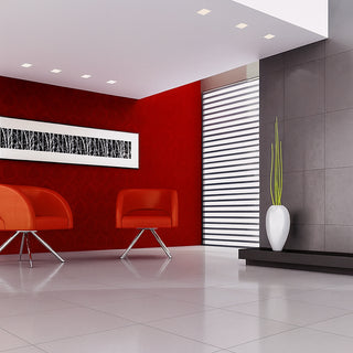 Portafaretto da incasso in gesso a scomparsa quadrato per faretti GU10