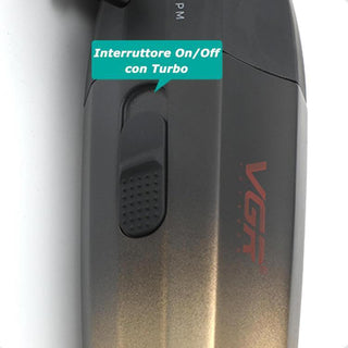 Rasoio VGR HAIR CLIPPER barba capelli 2 velocità  9000 RPM display 003