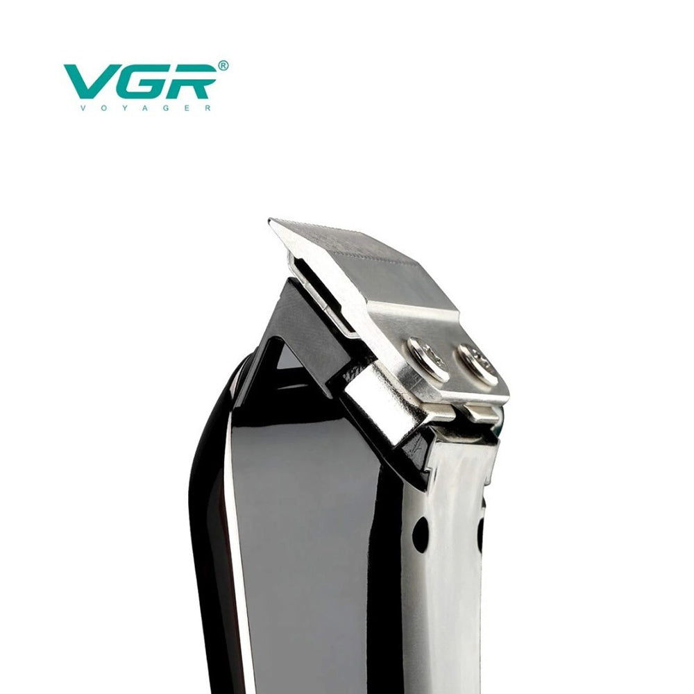 Rasoio tagliacapelli VGR HAIR CLIPPER ricaricabile per barba capelli con 4 pettinini leva conica display 060