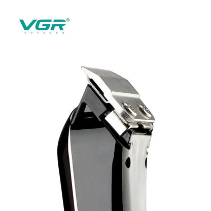Rasoio tagliacapelli VGR HAIR CLIPPER ricaricabile per barba capelli con 4 pettinini leva conica display 060