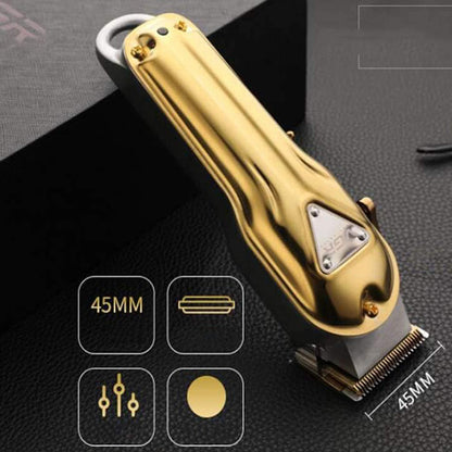 Rasoio tagliacapelli HAIR CLIPPER ricaricabile portatile per barba capelli basette corpo con 4 pettinini leva regolabile  133