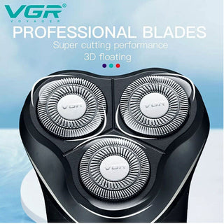 Rasoio VGR MEN’S SHAVER 3 testina barba basette impermeabile IPX6 319