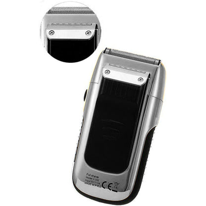 Rasoio  VGR Foil shaver multifunzione ricaricabile usb regola barba baffi basette portatile on display led 332