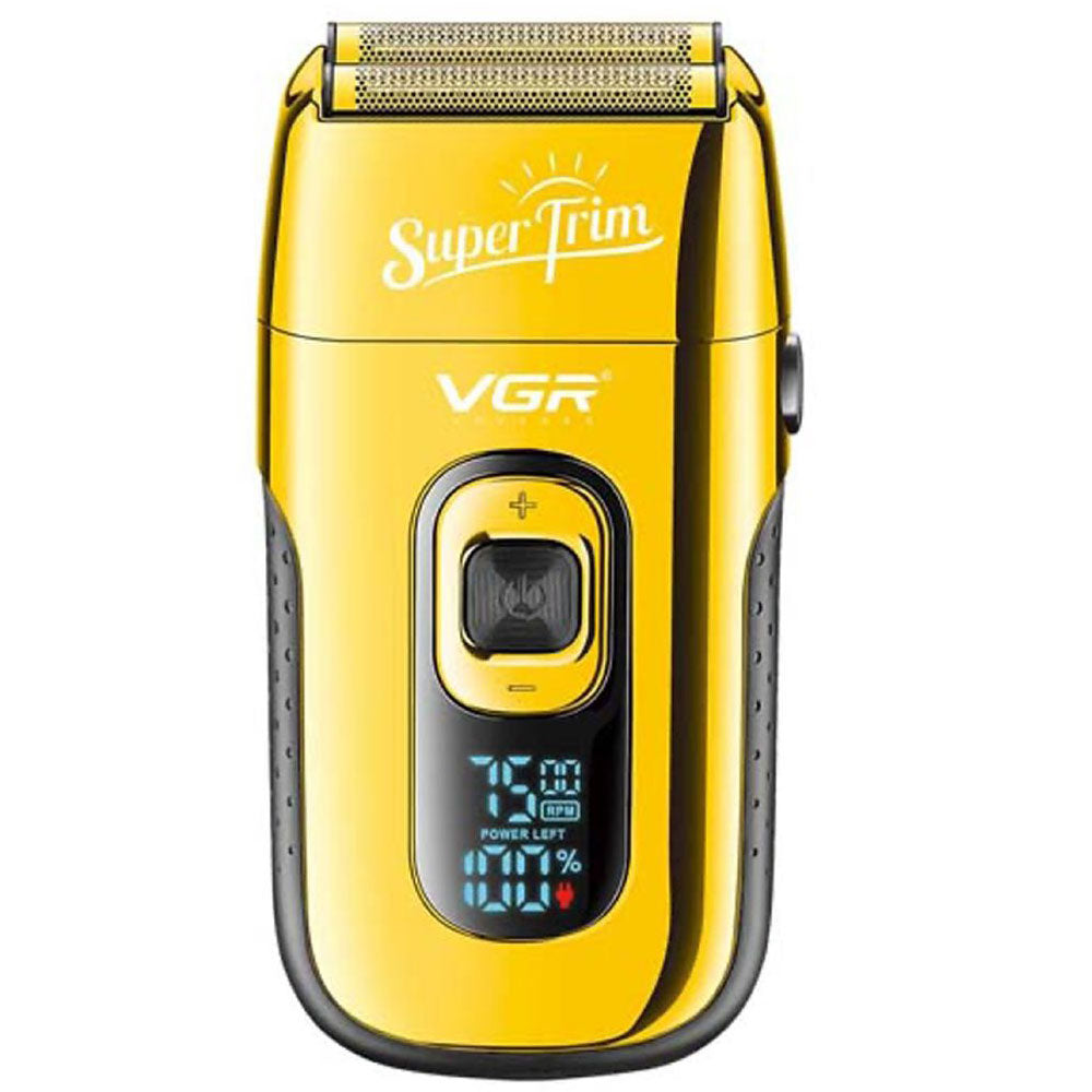 Rasoio  VGR Foil shaver multifunzione ricaricabile usb regola barba baffi basette portatile on display led 332