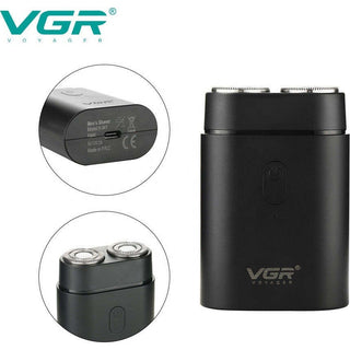 Rasoio VGR MEN’S SHAVER per barba doppia testina di precisione 341