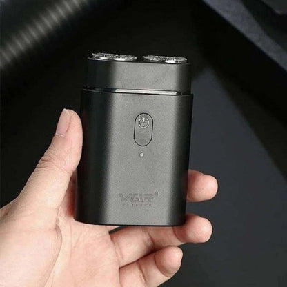 Rasoio ricaricabile VGR MEN’S SHAVER mini rasoio portatile per barba doppia testina di precisione 341
